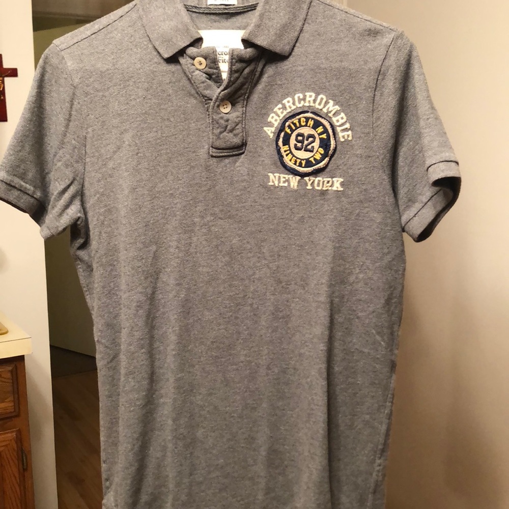 Grey Abercrombie polo